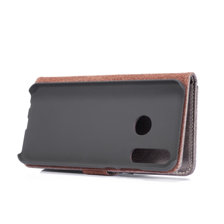DG.MING Crazy Horse Texture Flip Detachable Magnetic Leather Case for Huawei P30 Lite, with Holder & Card Slots & Wallet (Grey) - Huawei Cases by DG.MING | Online Shopping UK | buy2fix