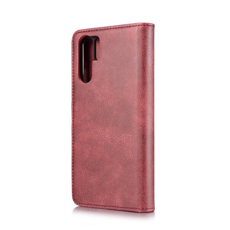 DG.MING Crazy Horse Texture Flip Detachable Magnetic Leather Case for Huawei P30 Pro, with Holder & Card Slots & Wallet (Red) - Huawei Cases by DG.MING | Online Shopping UK | buy2fix