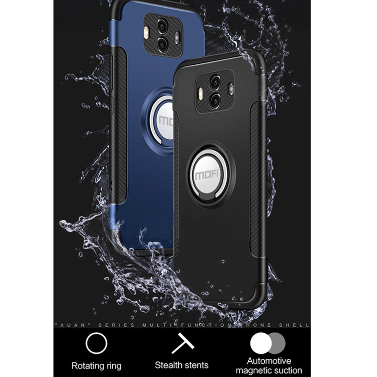 MOFI for Mysterious Series Huawei Mate 10 Shockproof Protective Back Cover Case with Magnetic Rotatable Ring Holder (Red) - Huawei Cases by MOFI | Online Shopping UK | buy2fix