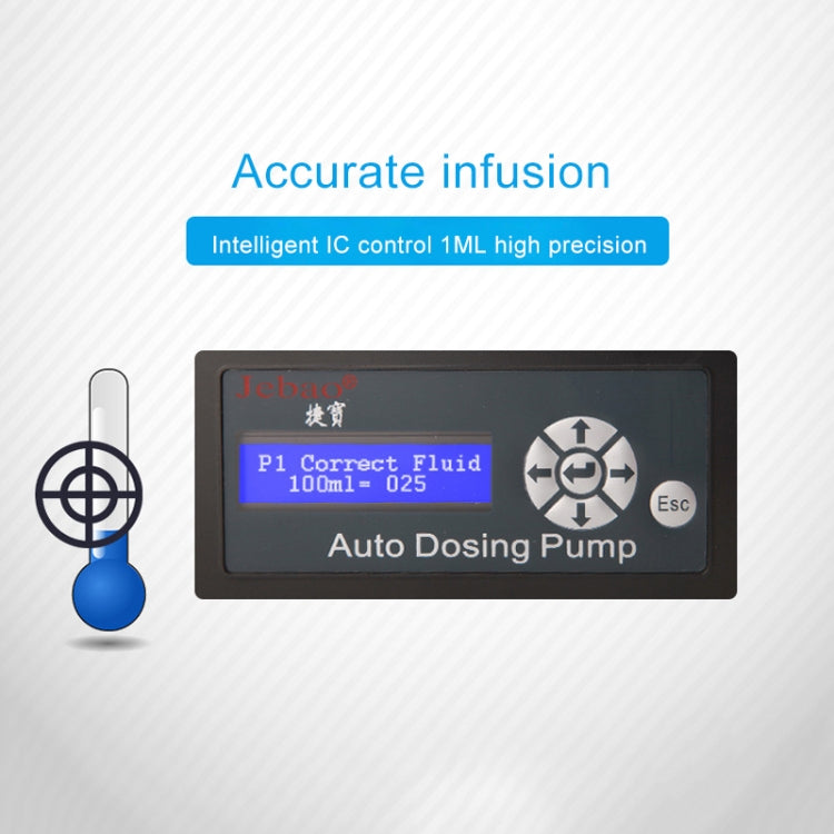 Jebao DP-2 4W Auto Dosing Pump Peristalsis Pump 2-Channel Dosing Aquarium Tank Coral Reef Automatic Feeder Liquid Dispenser, US Plug - Feeders by buy2fix | Online Shopping UK | buy2fix