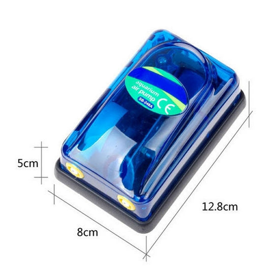 SOBO SB-348A 5W Double Outlets Adjustable Flow Aquarium Air Pump Fish Tank Oxygen Air Pump - Air Pumps by buy2fix | Online Shopping UK | buy2fix
