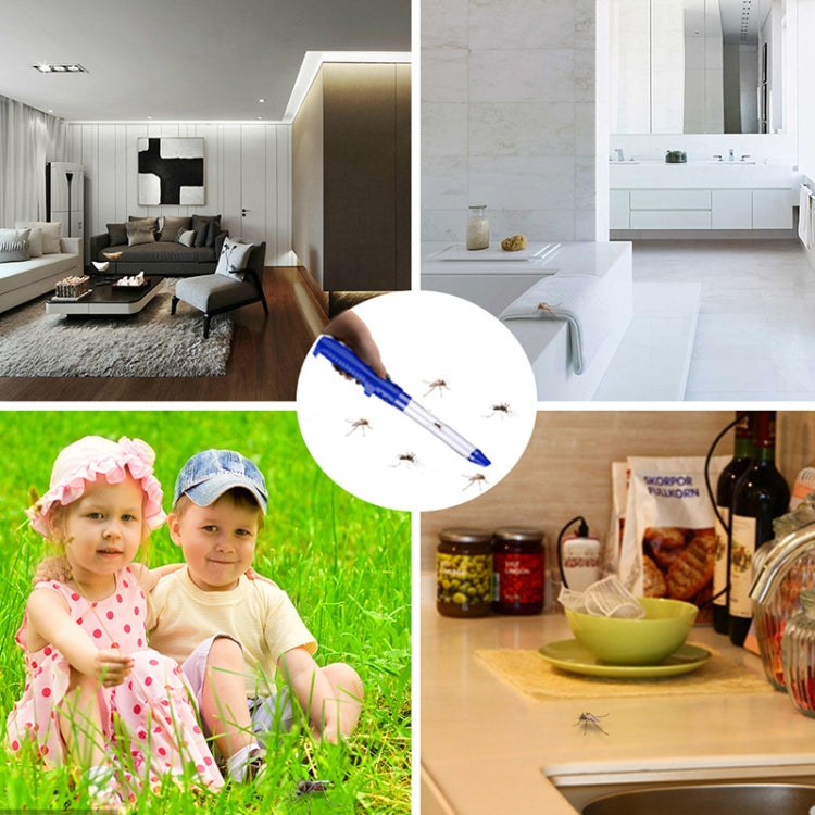 SK818 USB Charging Insects Bugs Suction Traps Electric Pest Spider Catcher with LED Light(Blue) by buy2fix