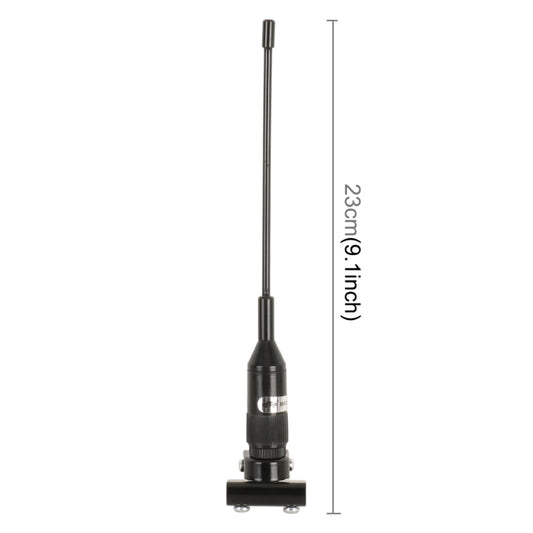 Universal Car Mini Decoration Extensile Aerial Clip Side Car Modified To Remove Static Electricity Aerial, Length: 23cm(Black) by buy2fix