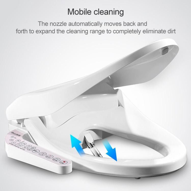 U Shape Multi-function Bathroom Automatic Cleaning Heating Intelligent Flush Toilet Cleaner Cover - Smart Kitchen and Toilet by buy2fix | Online Shopping UK | buy2fix