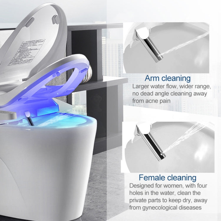 U Shape Multi-function Bathroom Automatic Cleaning Heating Intelligent Flush Toilet Cleaner Cover - Smart Kitchen and Toilet by buy2fix | Online Shopping UK | buy2fix