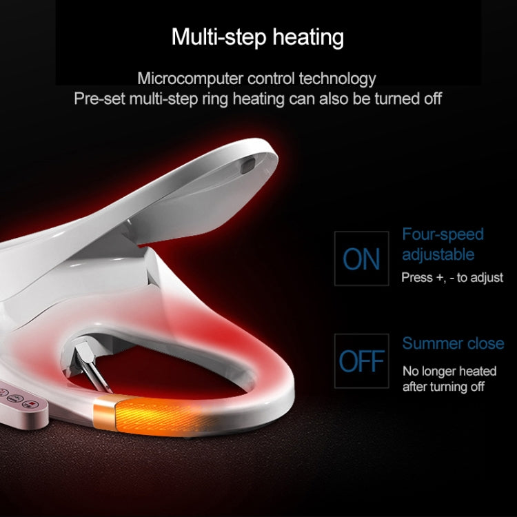 U Shape Multi-function Bathroom Automatic Cleaning Heating Intelligent Flush Toilet Cleaner Cover - Smart Kitchen and Toilet by buy2fix | Online Shopping UK | buy2fix