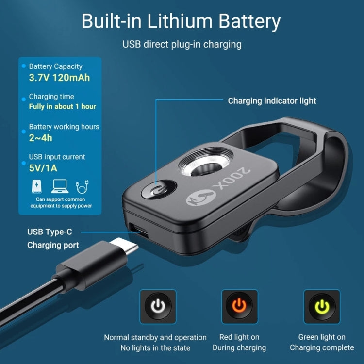 APEXEL APL-MS002BK 200X HD Universal Portable Mobile Phone Microscope with LED Light (Black) by APEXEL