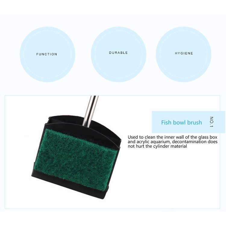 36cm 3 in 1 Multi-functional Fish Tank Cleaning Brush - Cleaning Tools by buy2fix | Online Shopping UK | buy2fix