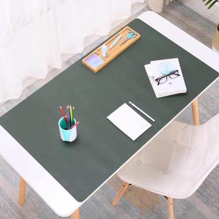 Multifunction Business PU Leather Mouse Pad Keyboard Pad Table Mat Computer Desk Mat, Size: 80 x 40cm(Green) - Desk Pads by buy2fix | Online Shopping UK | buy2fix