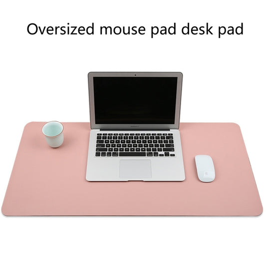 Multifunction Business PU Leather Mouse Pad Keyboard Pad Table Mat Computer Desk Mat, Size: 90 x 45cm(Sapphire Blue) by buy2fix