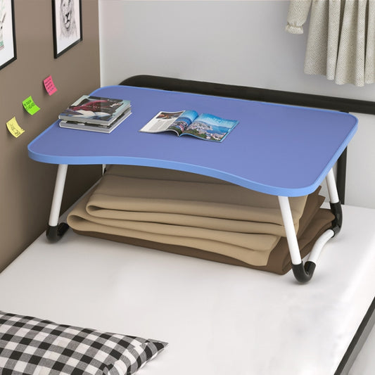 W-shaped Non-slip Legs Adjustable Folding Portable Laptop Desk without Card Slot (Dark Blue) by REMAX