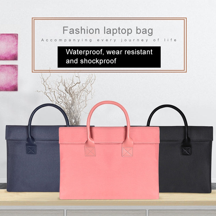 15.4 inch Universal Wearable Soft Handle Portable Laptop Tablet Bag, For Macbook, Samsung, Lenovo, Sony, DELL Alienware, CHUWI, ASUS, HP(Pink) by buy2fix