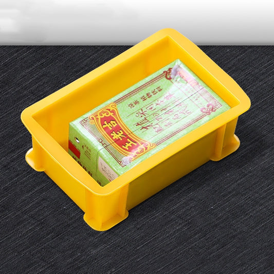 Thick Multi-function Material Box Brand New Flat Plastic Parts Box Tool Box, Size: 15.6cm x 10.1cm x 5.3cm(Yellow) by buy2fix
