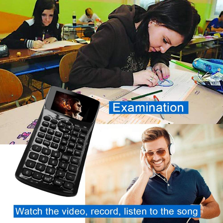 2.4 inch Display Screen Anti-peeping Scientific Calculator, Support Sound Recording / Radio / Music & Video Playing - Multimedia Player by buy2fix | Online Shopping UK | buy2fix