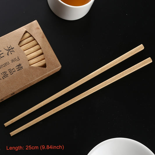 10 Pairs Natural Yellow Sandal Wood Non-slip Chopsticks by buy2fix