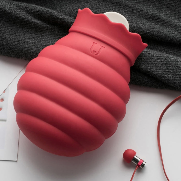 Original Xiaomi Youpin Jotun Judy Warm Water Bag Silicone Hot Water Bag Small Size:15x10x5.8cm(Red) - Hot Water Bags by Xiaomi | Online Shopping UK | buy2fix