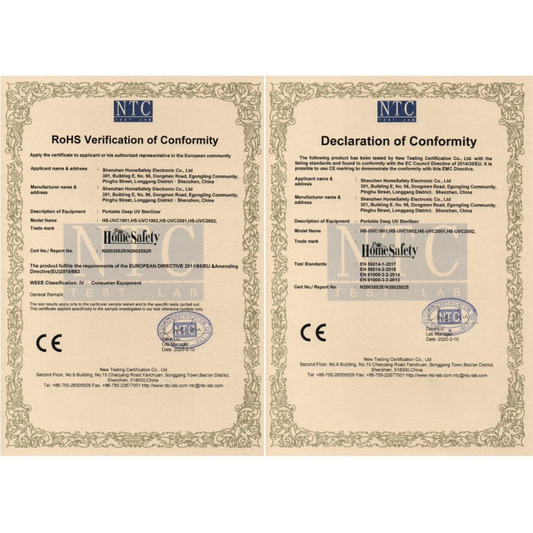 Portable UVC LED Light Sterilizer Disinfection Stick Lamp by buy2fix