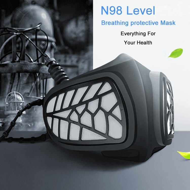 Silicone Protective Reusable PM2.5 KN95 Respirator Mask Replaceable Filter Antivirus Anti-fog Face Mask - Protect Case by buy2fix | Online Shopping UK | buy2fix