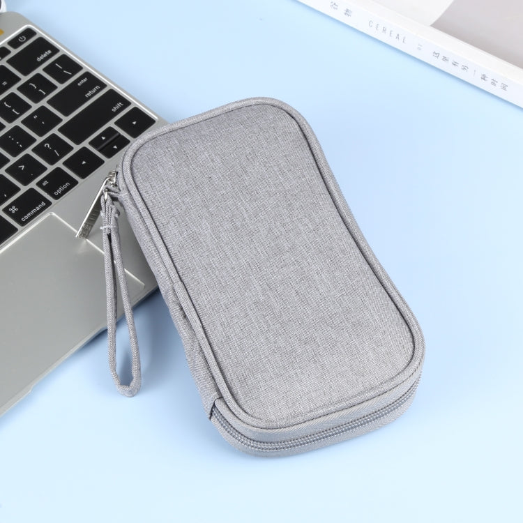 HAWEEL Electronic Organizer Storage Bag for Cellphones, Power Bank, Cables, Mouse, Earphones(Grey) by HAWEEL