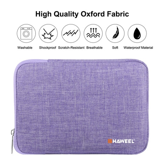 HAWEEL 7.9 inch Sleeve Case Zipper Briefcase Carrying Bag, For iPad mini 4 / iPad mini 3 / iPad mini 2 / iPad mini, Galaxy, Lenovo, Sony, Xiaomi, Huawei 7.9 inch Tablets(Purple) by HAWEEL