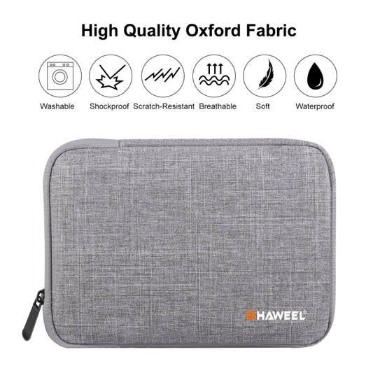 HAWEEL 9.7 inch Sleeve Case Zipper Briefcase Carrying Bag, For iPad 9.7 inch / iPad Pro 9.7 inch, Galaxy, Lenovo, Sony, Xiaomi, Huawei 9.7 inch Tablets(Grey) by HAWEEL