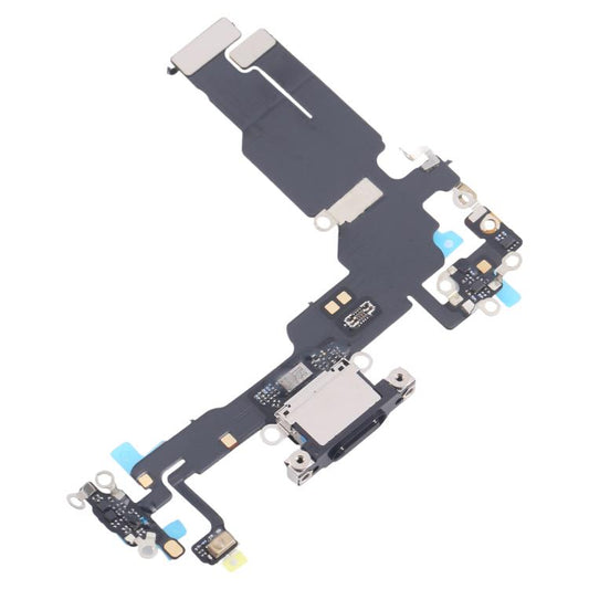 For iPhone 15 Charging Port Flex Cable (Black) - Flex Cable by buy2fix | Online Shopping UK | buy2fix