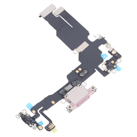 For iPhone 15 Charging Port Flex Cable (Pink) - Flex Cable by buy2fix | Online Shopping UK | buy2fix
