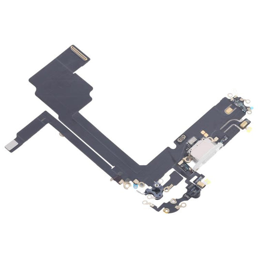 For iPhone 15 Pro Max Charging Port Flex Cable (White) - Flex Cable by buy2fix | Online Shopping UK | buy2fix