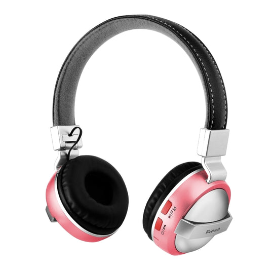 BTH-868 Stereo Sound Quality V4.2 Bluetooth Headphone, Bluetooth Distance: 10m, Support 3.5mm Audio Input & FM(Pink) by buy2fix