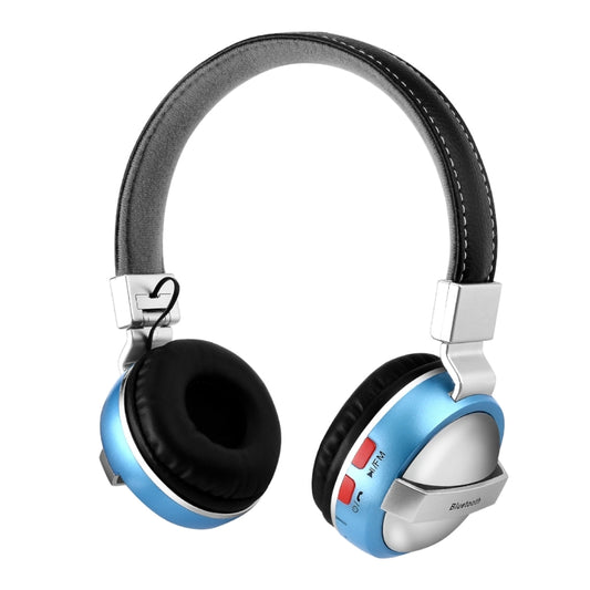 BTH-868 Stereo Sound Quality V4.2 Bluetooth Headphone, Bluetooth Distance: 10m, Support 3.5mm Audio Input & FM(Blue) by buy2fix