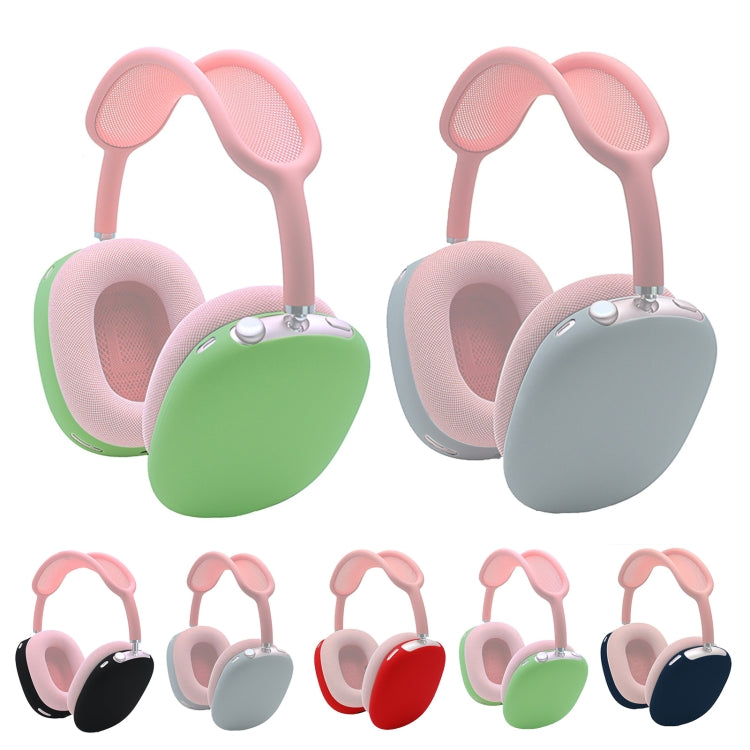 A Pair Full Coverage Anti-scratch Silicone Headphone Protective Case for AirPods Max(Silver Grey) by buy2fix