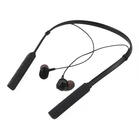 AIN MK-I01 IPX4 Waterproof Neck-mounted Wire-controlled Sports Bluetooth Earphone with Cable Buckle, Support Call & Voice Assistant(Black) by AIN
