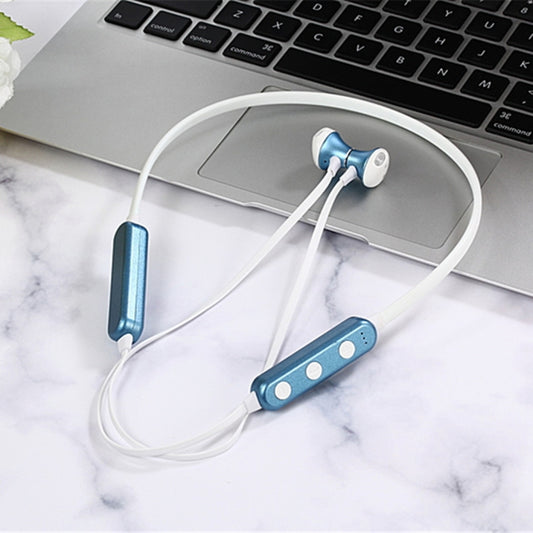 MG-G18 Bluetooth 4.2 Sport Wireless Bluetooth Earphone, Support Card (Baby Blue) by buy2fix