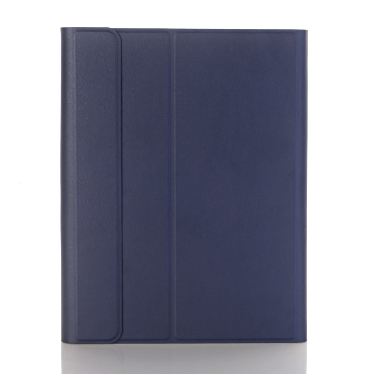 A09B Bluetooth 3.0 Ultra-thin ABS Detachable Bluetooth Keyboard Leather Tablet Case for iPad Air / Pro 10.5 inch (2019), with Pen Slot & Holder (Dark Blue) - For iPad Pro by buy2fix | Online Shopping UK | buy2fix