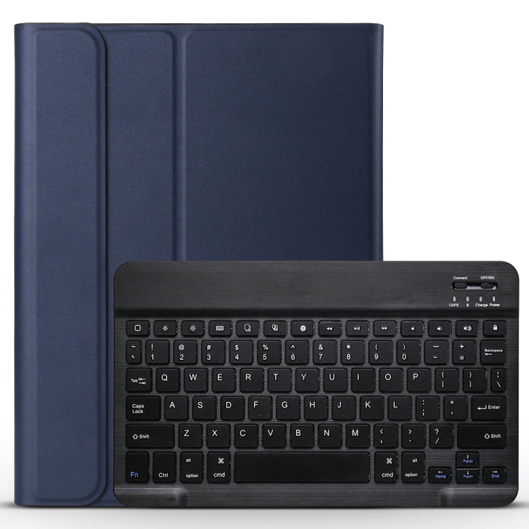 A11 Bluetooth 3.0 Ultra-thin ABS Detachable Bluetooth Keyboard Leather Tablet Case for iPad Air 4 / Air 5 / Pro 11 inch 2022 / 2021 / 2020 / 2018, with Holder (Dark Blue) - For iPad Pro by buy2fix | Online Shopping UK | buy2fix