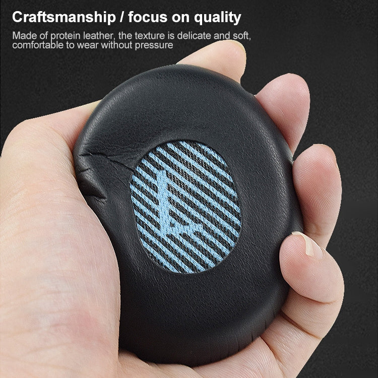 2 PCS For Bose QC3 Headphone Cushion Sponge Cover Earmuffs Replacement Earpads by buy2fix