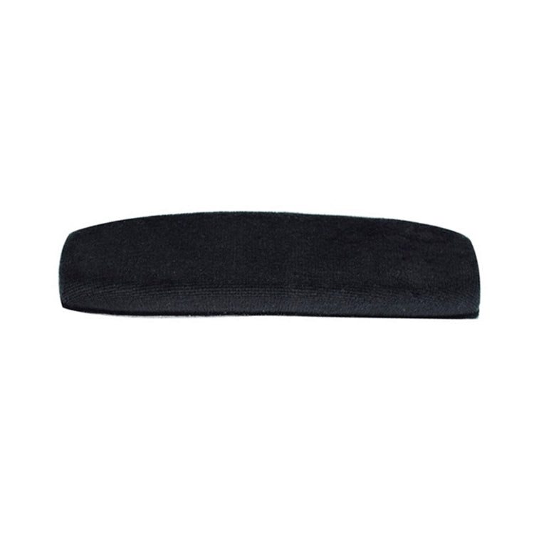 2 PCS For Sennheiser HD515 / HD555 / HD595 / HD598 / HD558 / PC360 Flannel Replacement Headband Head Beam Headgear Cover(Black) - Earmuff & Pad by buy2fix | Online Shopping UK | buy2fix
