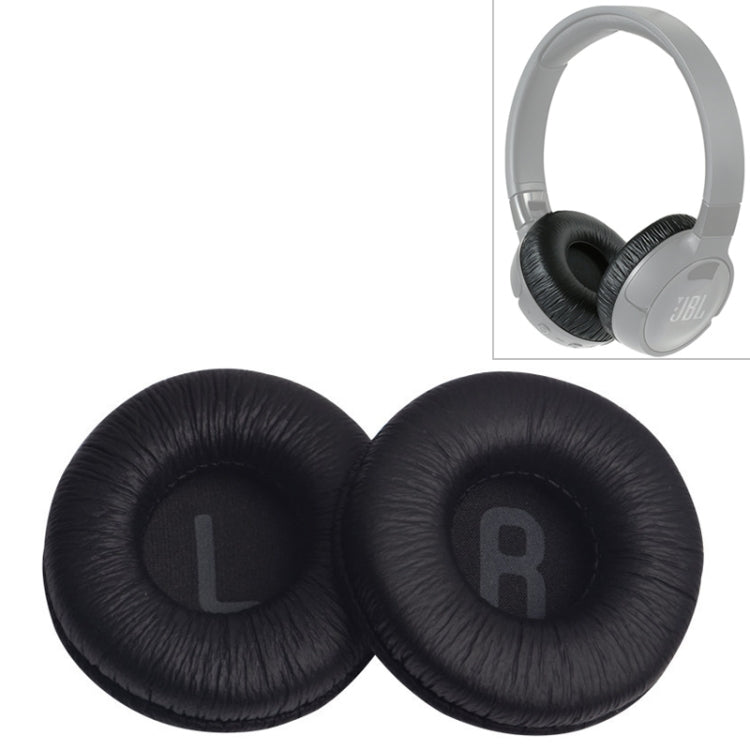 2 PCS For JBL Tune 600BTNC / T500BT / T450BT Earphone Cushion Cover Earmuffs Replacement Earpads with Mesh(Black) - Earmuff & Pad by buy2fix | Online Shopping UK | buy2fix
