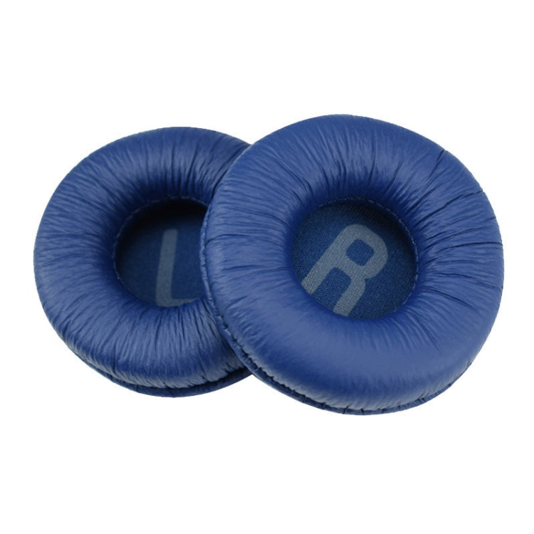 2 PCS For JBL Tune 600BTNC / T500BT / T450BT Earphone Cushion Cover Earmuffs Replacement Earpads with Mesh(Blue) - Earmuff & Pad by buy2fix | Online Shopping UK | buy2fix