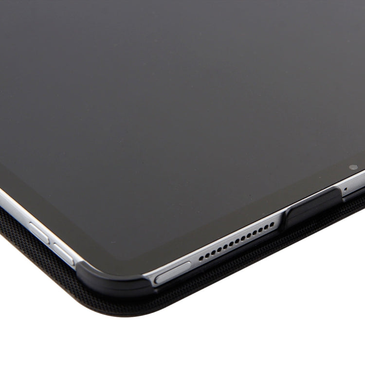 1130B Detachable Bluetooth 3.0 ABS Brushed Texture Keyboard + Lambskin Texture Leather Tablet Case for iPad Pro 11 inch (2018), with Three-gear Adjustment / Magnetic / Sleep Function(Pink) by buy2fix