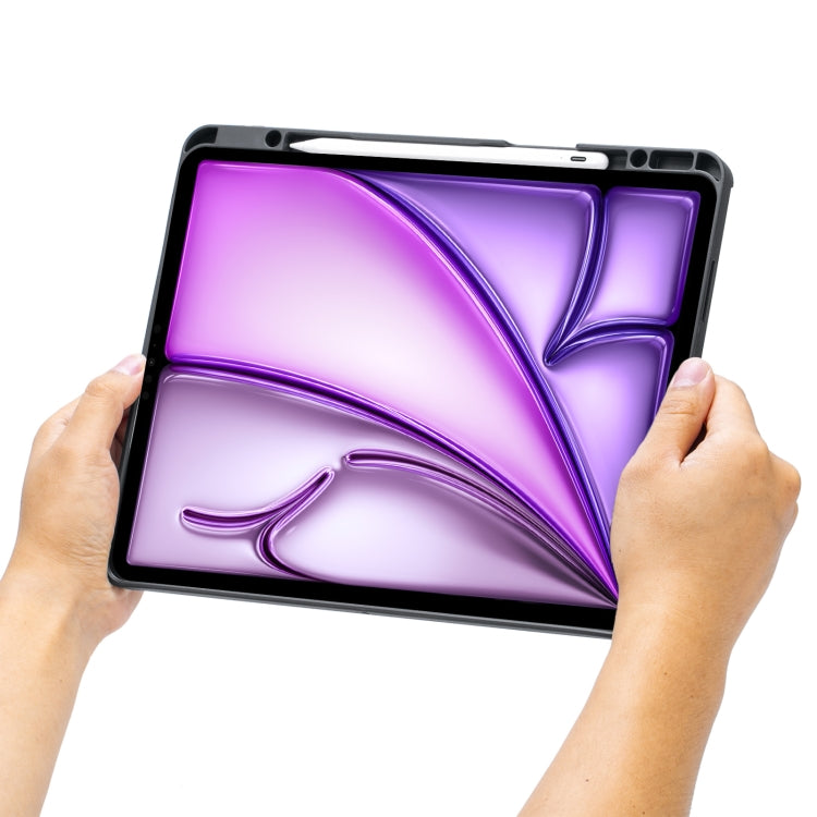 T12B-AS Detachable Rotating Backlit Touch Bluetooth Keyboard Case For iPad Air 13 2025 / Air 13 2024 / Pro 12.9 2022 2021 2020 2018 - For iPad Pro by buy2fix | Online Shopping UK | buy2fix
