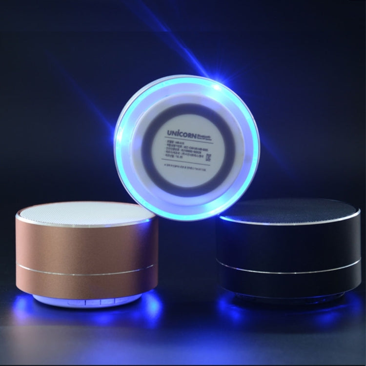 A10 Mini Portable Bluetooth Speaker Built-in MIC & LED, Support Hands-free Calls & TF Card(Black) - Desktop Speaker by buy2fix | Online Shopping UK | buy2fix