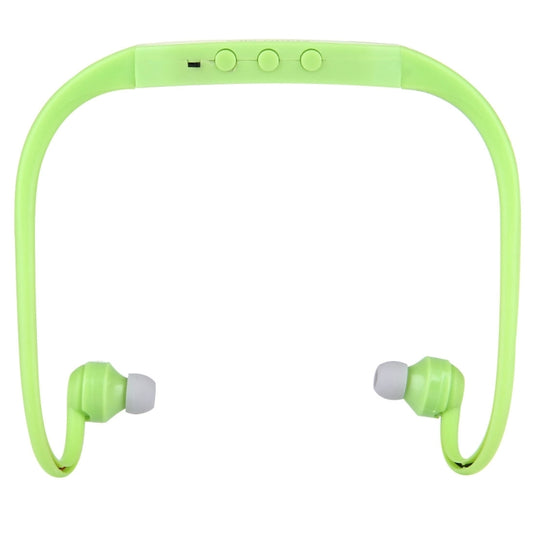 506 Life Waterproof Sweatproof Stereo Wireless Sports Earbud Earphone In-ear Headphone Headset with Micro SD Card Slot, For Smart Phones & iPad & Laptop & Notebook & MP3 or Other Audio Devices, Maximum SD Card Storage: 8GB(Green) by buy2fix