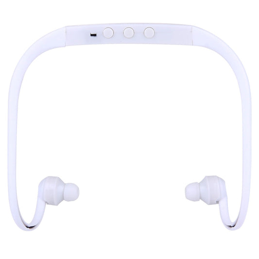 506 Life Waterproof Sweatproof Stereo Wireless Sports Earbud Earphone In-ear Headphone Headset with Micro SD Card Slot, For Smart Phones & iPad & Laptop & Notebook & MP3 or Other Audio Devices, Maximum SD Card Storage: 8GB(White) by buy2fix