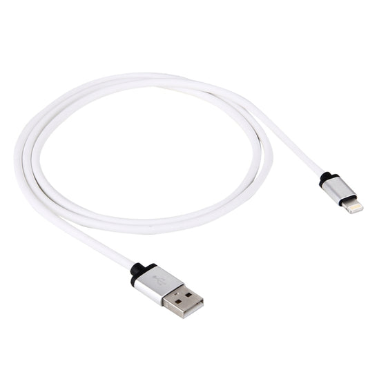 1m 3A 8 Pin to USB Data Sync Charging Cable for iPhone, iPad, Diameter: 4 cm(White) by buy2fix