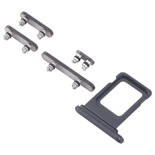 For iPhone 16 Pro Original SIM Card Tray + Side Keys (Black) by buy2fix