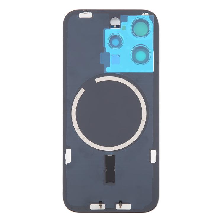 For iPhone 16 Pro Max Original Glass Battery Back Cover with Camera Lens Cover + MagSafe Magnet(Gold) - Back Cover by buy2fix | Online Shopping UK | buy2fix
