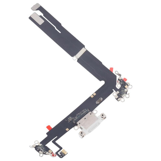 For iPhone 16 Plus Charging Port Flex Cable (White) - Flex Cable by buy2fix | Online Shopping UK | buy2fix