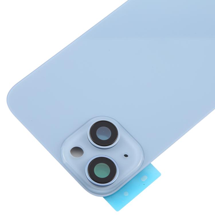 For iPhone 14 China Version Battery Back Cover with Middle Frame(Blue) - Back Cover by buy2fix | Online Shopping UK | buy2fix