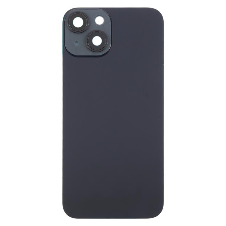 For iPhone 14 EU Version Battery Back Cover with Middle Frame(Black) - Back Cover by buy2fix | Online Shopping UK | buy2fix